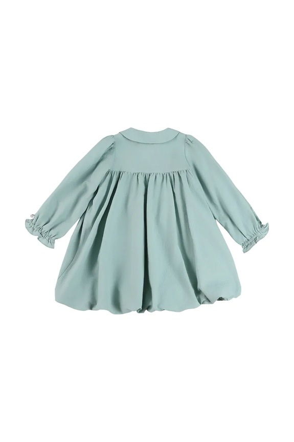 DÍVKA Dětské bavlněné šaty Donsje Nyari Dress 4115200 modrá