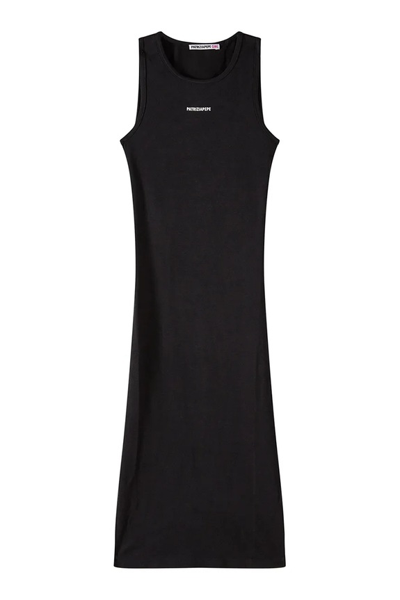Patrizia Pepe sukienka bodycon bawełniana J331 czarny 7A0618