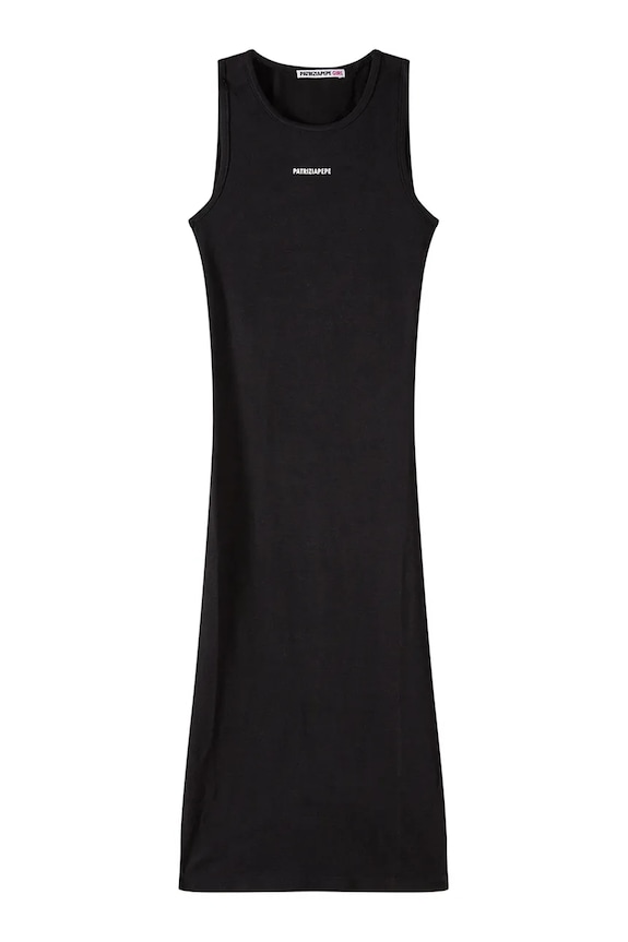 Patrizia Pepe sukienka bodycon bawełniana J331 czarny 7A0618