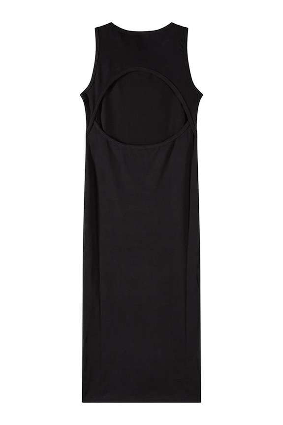 Patrizia Pepe sukienka bodycon bawełniana J331 7A0618 czarny SS26