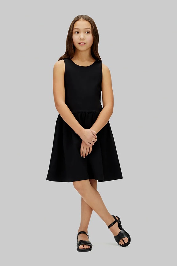 Calvin Klein Jeans rochie din vâscoză negru LVCKSJH01G.128.176.PPY2