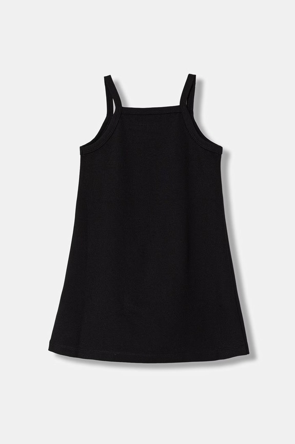 Calvin Klein Jeans rochie de vară LVCKSJH08G.104.116.PPY2 negru SS26