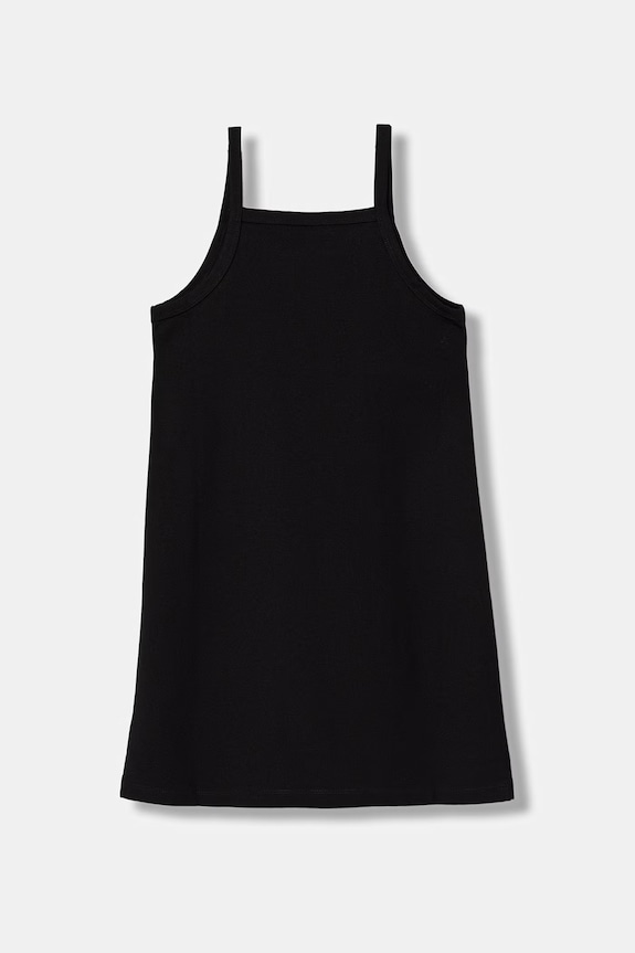 Calvin Klein Jeans rochie de vară LVCKSJH08G.128.176.PPY2 negru SS26