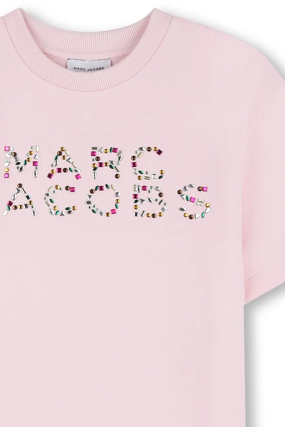 Djevojčice Marc Jacobs ljetna haljina od pamuka W60718.114.150 roza