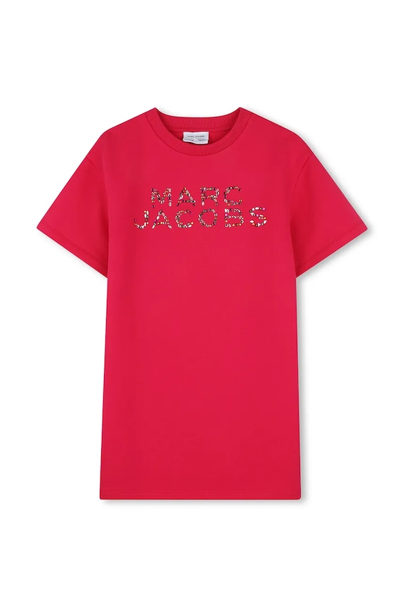 Marc Jacobs sukienka letnia bawełniana W60718.114.150 różowy SS26