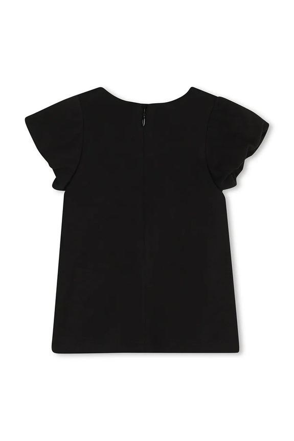 Παιδικό βαμβακερό φόρεμα Marc Jacobs W60809.86.94 μαύρο SS26