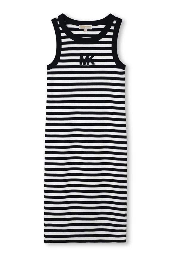 Michael Kors rochie cu bumbac R30640.114.150 bleumarin SS26