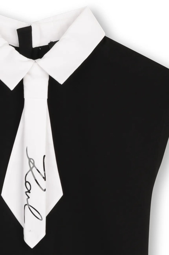 Karl Lagerfeld sukienka dziecięca czarny Z31151.86.108