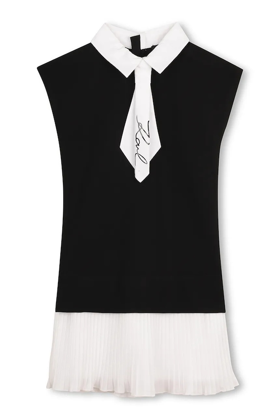 Karl Lagerfeld sukienka dziecięca Z31151.114.150 czarny SS26