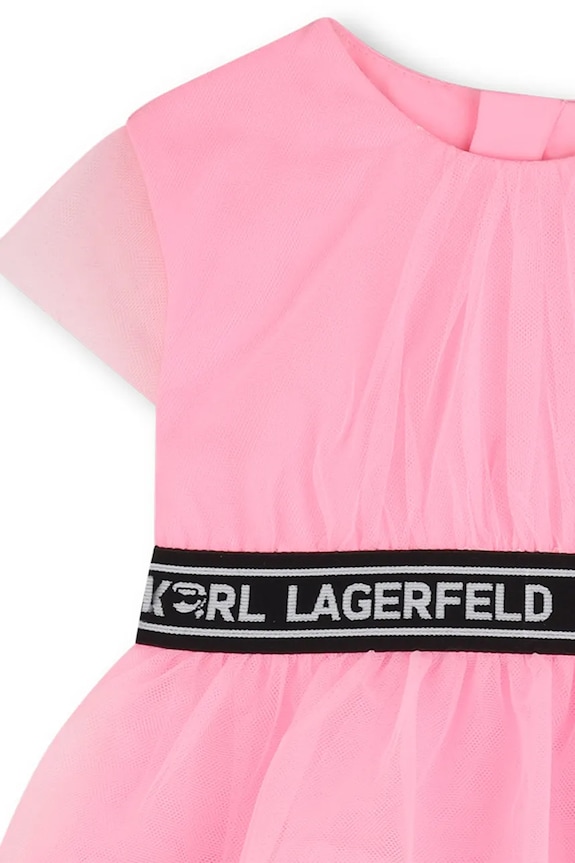Κοριτσίστικα Παιδικό φόρεμα Karl Lagerfeld Z31059.86.108 ροζ