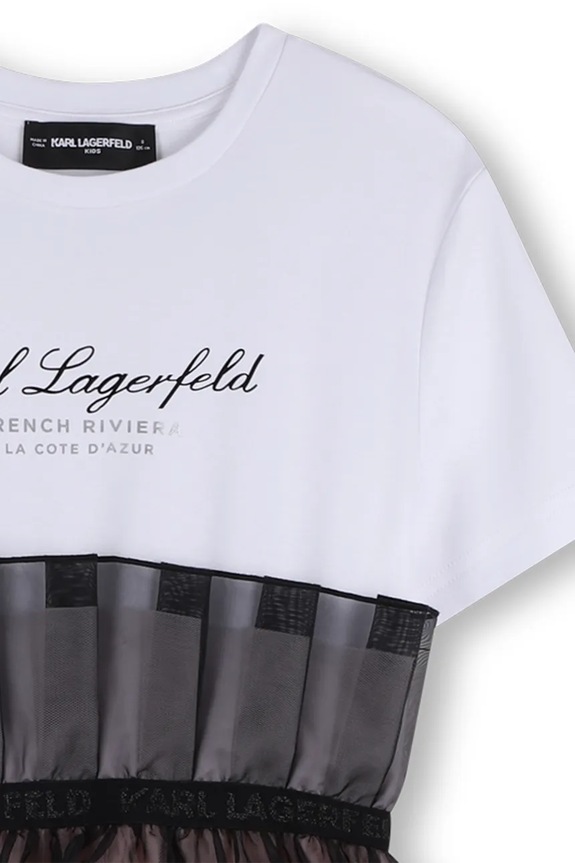 Karl Lagerfeld sukienka dziecięca różowy Z31140.86.108