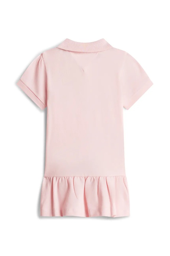 Tommy Hilfiger rochie de vară din bumbac KN0KN02356.PPY2 roz SS26