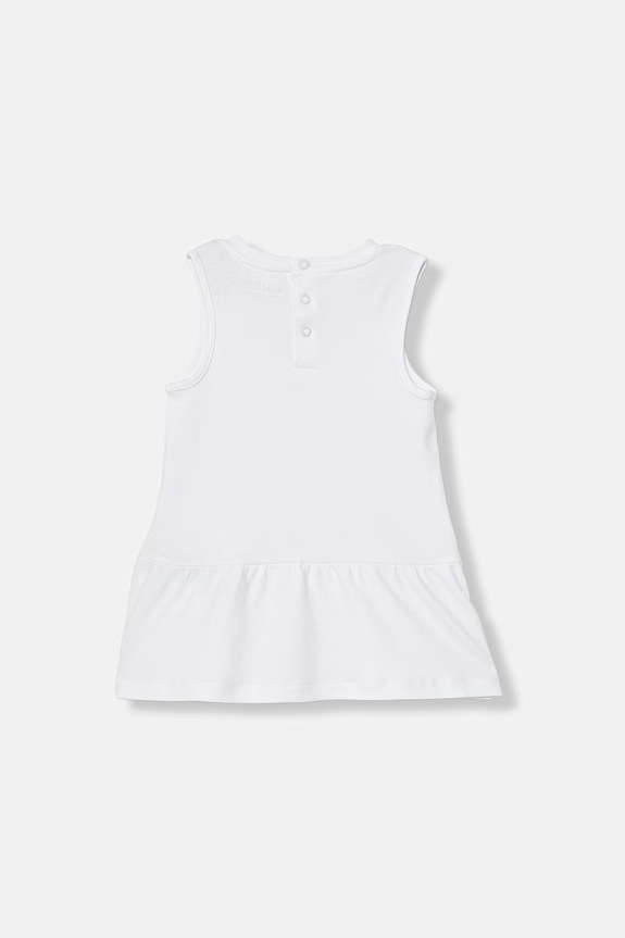 Guess φόρεμα βαμβακερό λευκό A4GK18.KA6W4.PPY2.M
