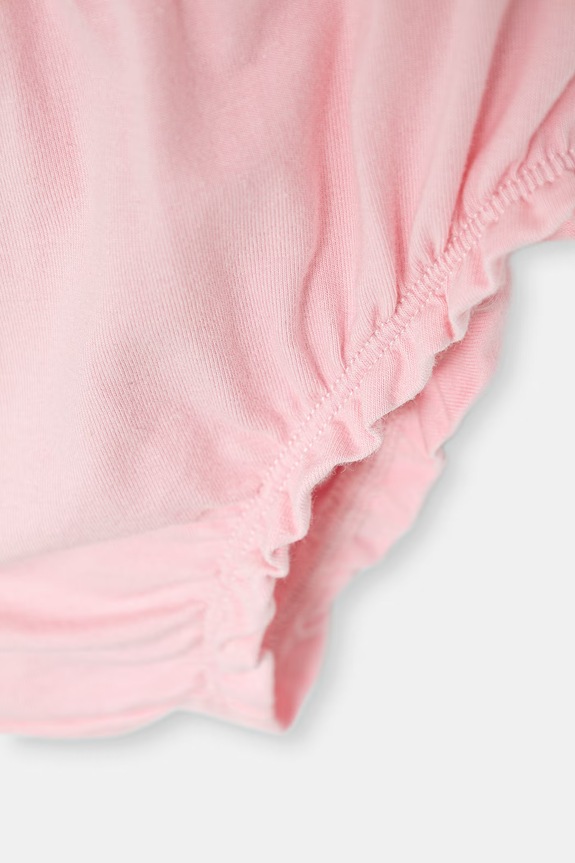 Guess sukienka z bawełną różowy A6GK01.K6YW4.PPY2.M