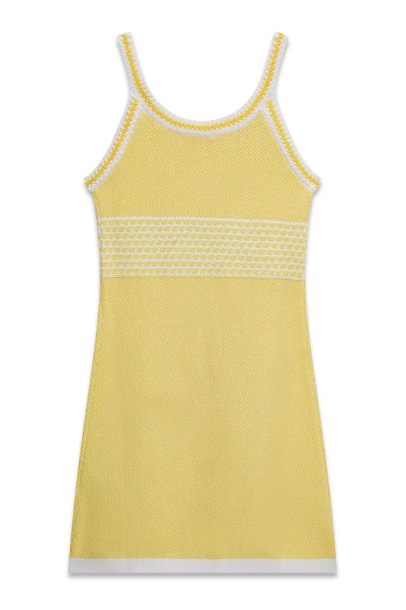 DÍVKA Dětské bavlněné šaty Guess J6GK04.Z5511.PPY2.M žlutá