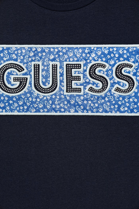 DÍVKA Dívčí šaty Guess J6GK05.KAE24.PPY2.M námořnická modř