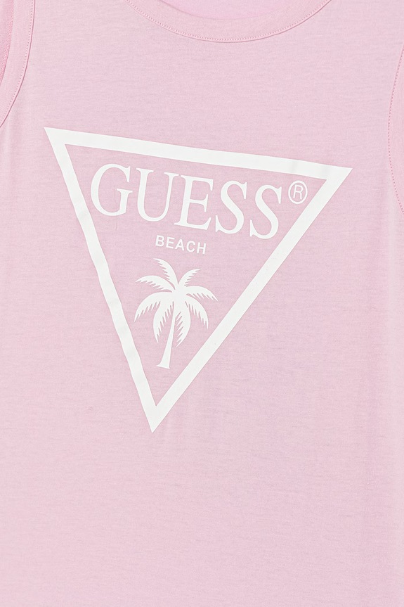Κοριτσίστικα Παιδικό βαμβακερό φόρεμα Guess J6GK25.JA914.PPY2.M ροζ