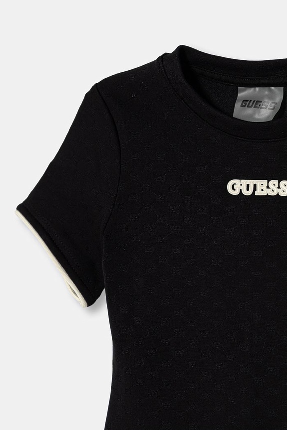 Κοριτσίστικα Guess φόρεμα με βισκόζη J6GK27.KF972.PPY2.M μαύρο