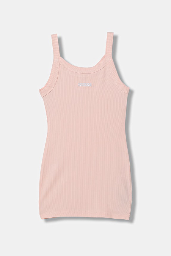 Guess sukienka z wiskozy różowy J6GK28.K8RT2.PPY2.M