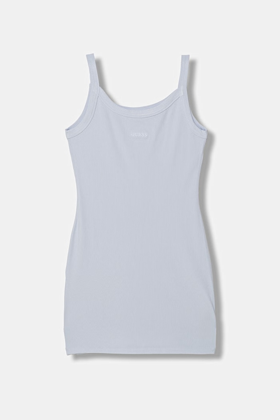 Guess sukienka z wiskozy niebieski J6GK28.K8RT2.PPY2.M