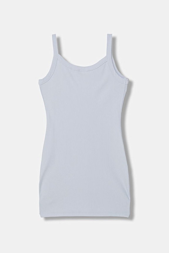 Guess sukienka z wiskozy J6GK28.K8RT2.PPY2.M niebieski SS26