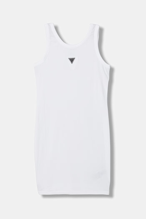 Παιδικό φόρεμα Guess με ελαστάν λευκό J6GK30.J1314.PPY2.M