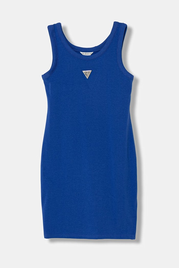 Παιδικό φόρεμα Guess με ελαστάν μπλε J6GK30.J1314.PPY2.M