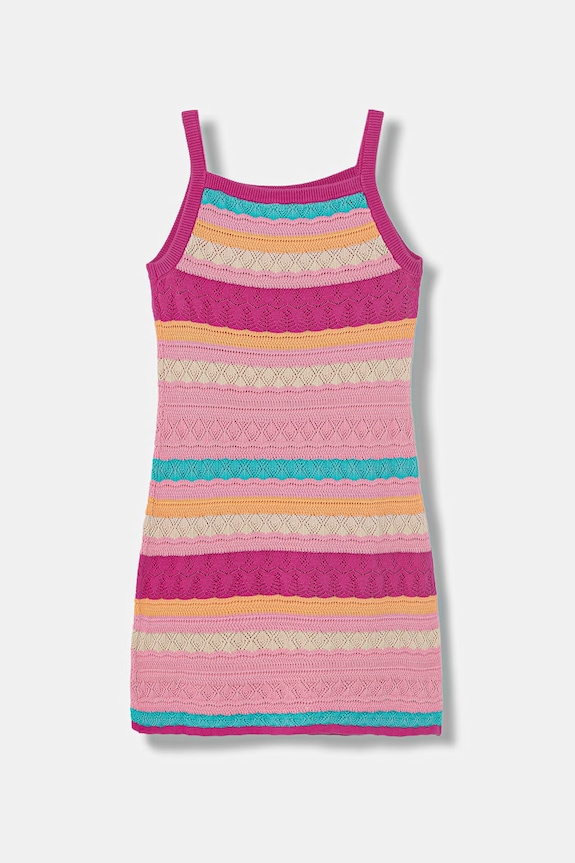 Guess ljetna haljina od pamuka J6GK31.Z5480.PPY2.M roza SS26