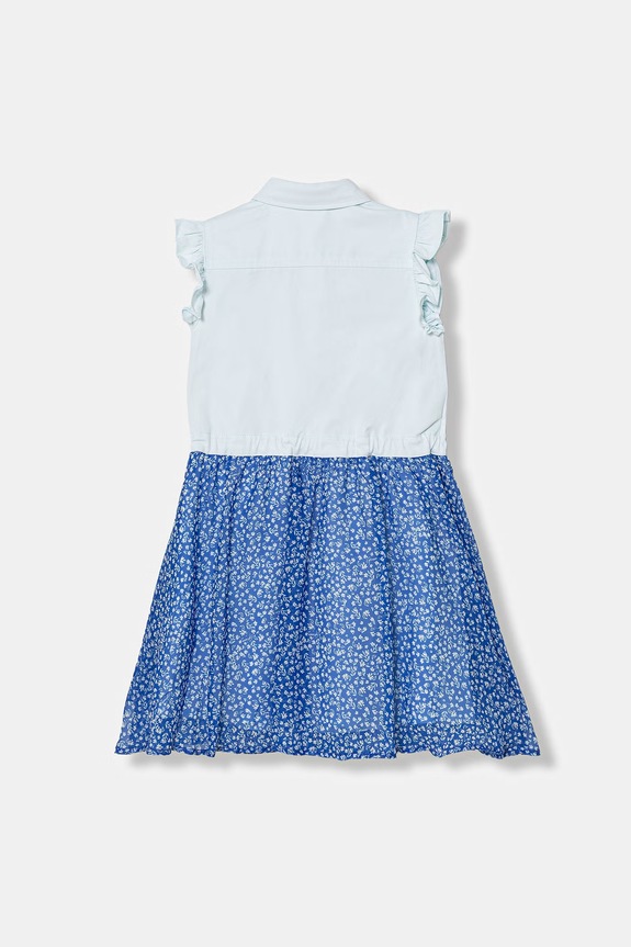 Dívčí šaty Guess K6GK00.WR480.PPY2.M modrá SS26