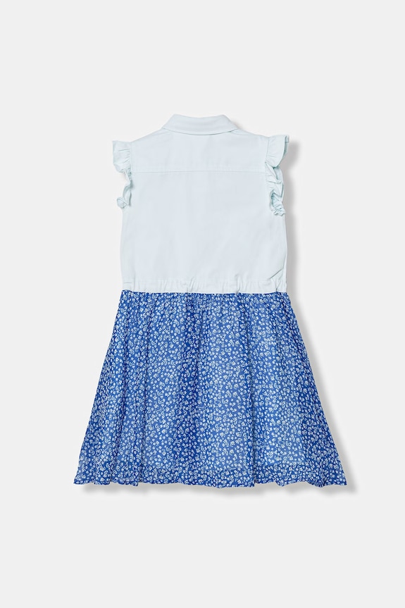 Dívčí šaty Guess K6GK00.WR480.PPY2.M modrá SS26