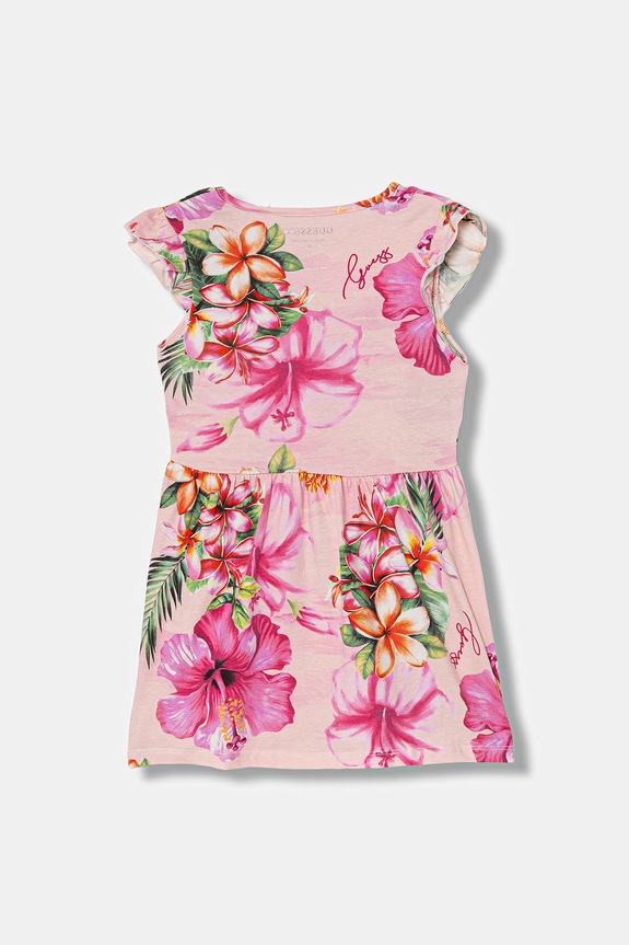Dívčí šaty Guess K6GK02.K6YW4.PPY2.M růžová SS26