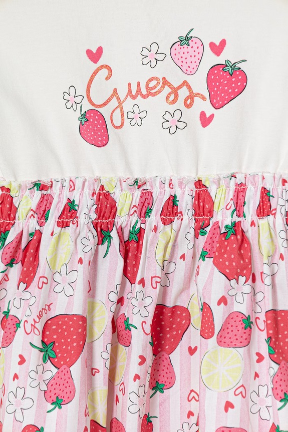 Dziewczynka Guess sukienka dziecięca K6GK05.K6YW0.PPY2.M różowy