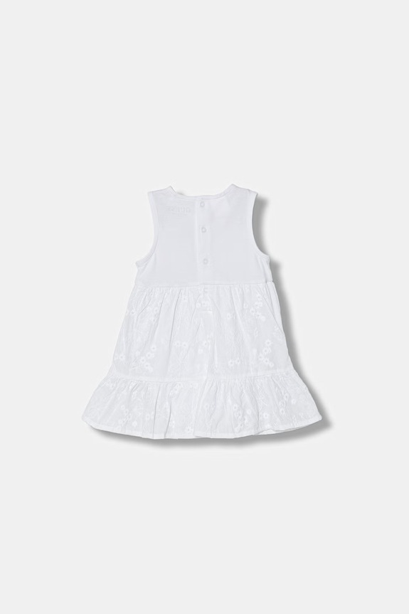 Guess šaty bavlnené S6GG08.K6YW0.PPY2.M biela SS26