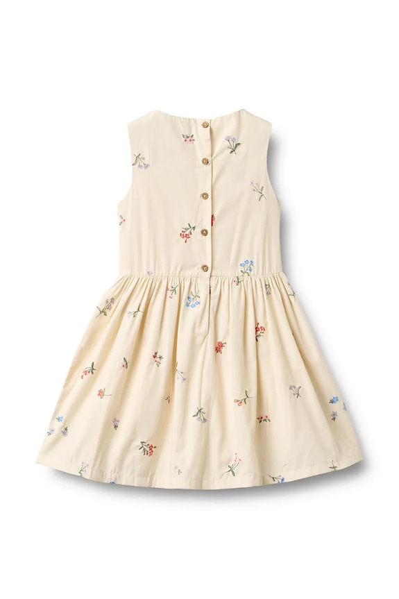 Wheat rochie din bumbac pentru copii 1214.235.GOTS bej SS26