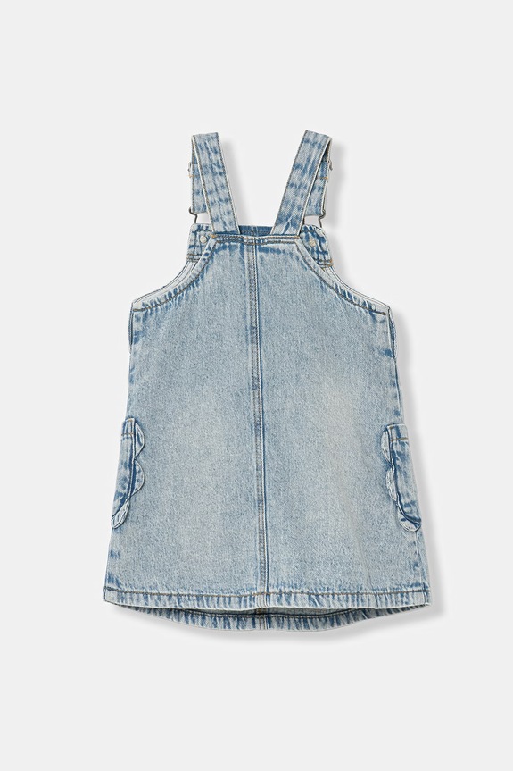 United Colors of Benetton vestito princess in jeans 4P1XGT00P.P.Stagionale blu SS26