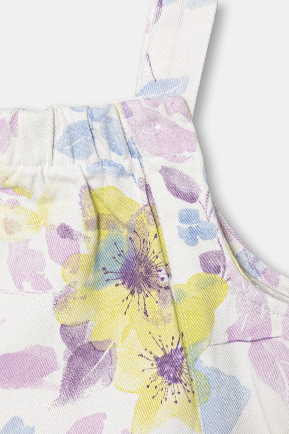 Fete United Colors of Benetton rochie de bumbac 47PPGT00Q.P.Stagionale alb