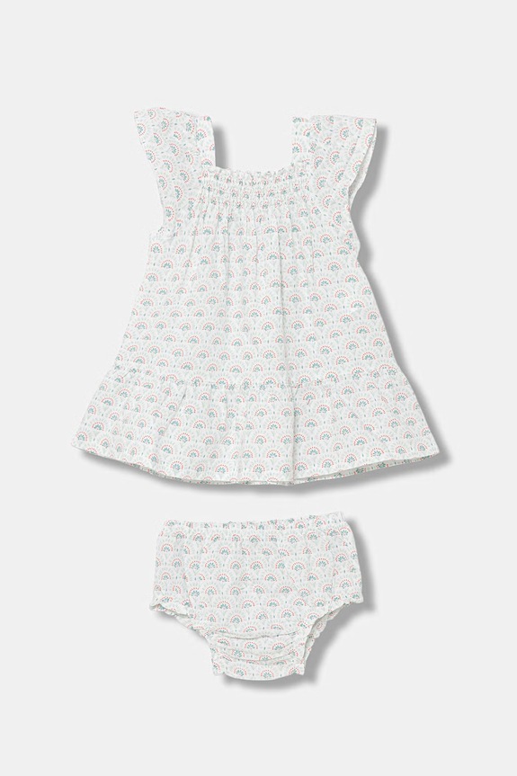 United Colors of Benetton rochie cu in verde 4QBQAV00W.W.Stagionale