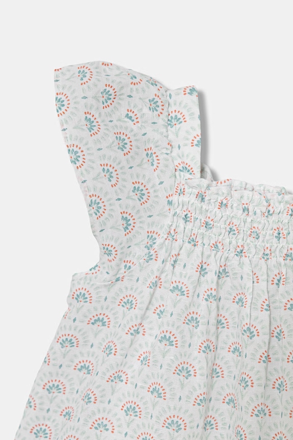 Fete United Colors of Benetton rochie cu in 4QBQAV00W.W.Stagionale verde