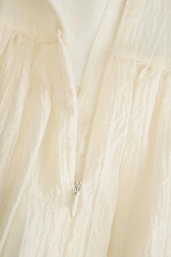 Coccodrillo rochie de vară bej WC6128201FGN