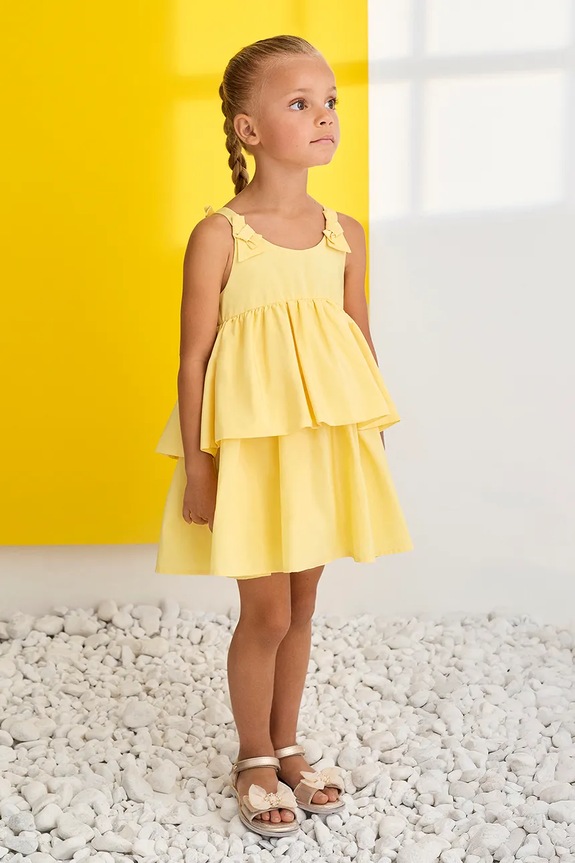 Abel&Lula sukienka rozkloszowana 5041.5.Mini.PPY2 żółty