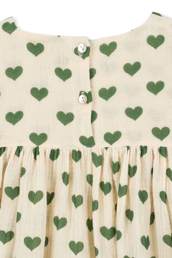 Konges Sløjd šaty bavlněné COCO DRESS GOTS béžová KS105322.PPY2