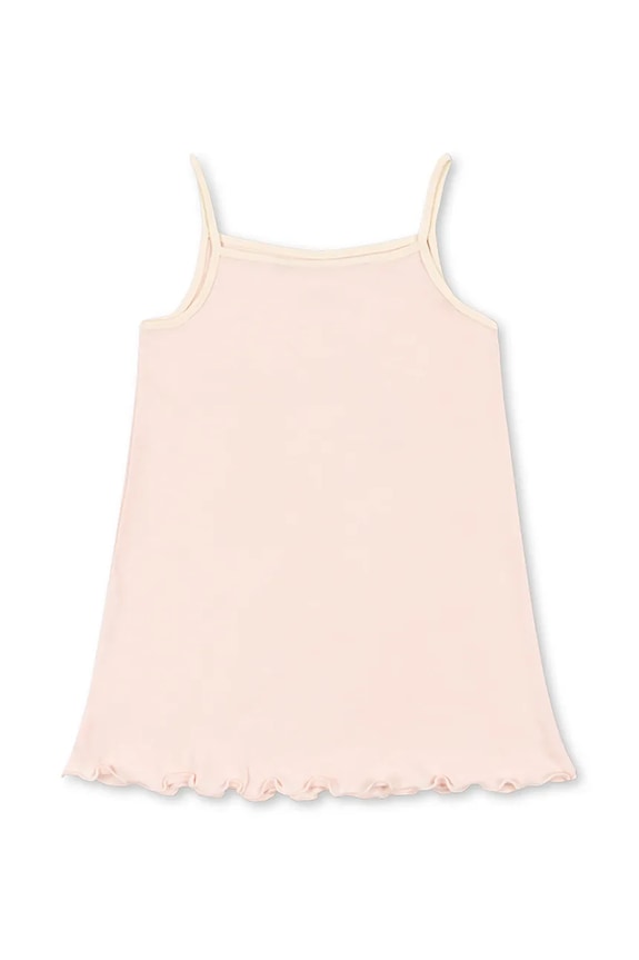 Konges Sløjd rochie din bumbac ERA STRAP DRESS OCS KS105358.PPY2 roz SS26