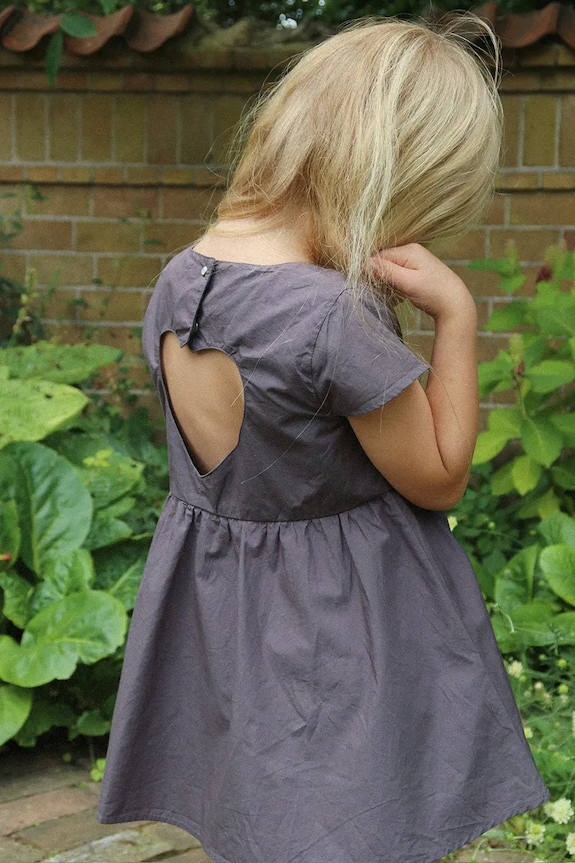 Konges Sløjd sukienka bawełniana HEARLY DRESS GOTS KS105411.PPY2