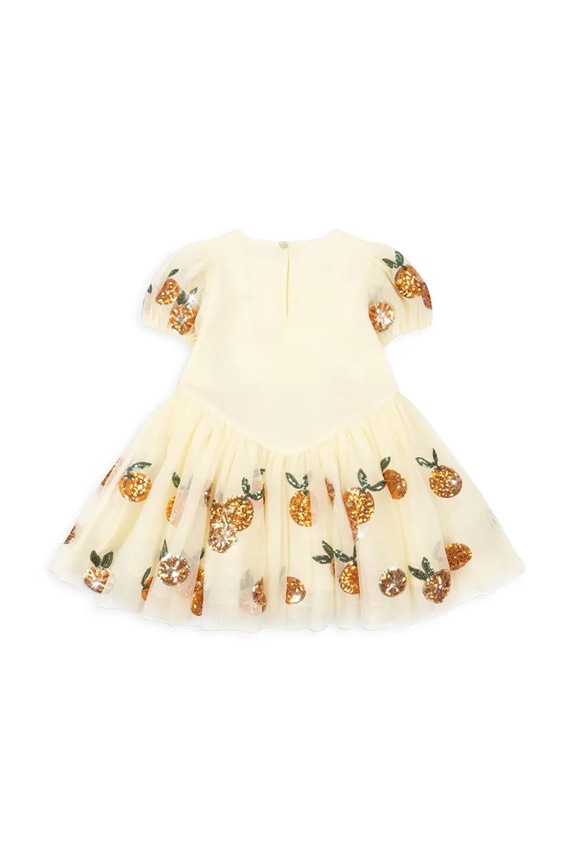 Fete Konges Sløjd rochie HEARTLILY DRESS KS105412.PPY2 bej