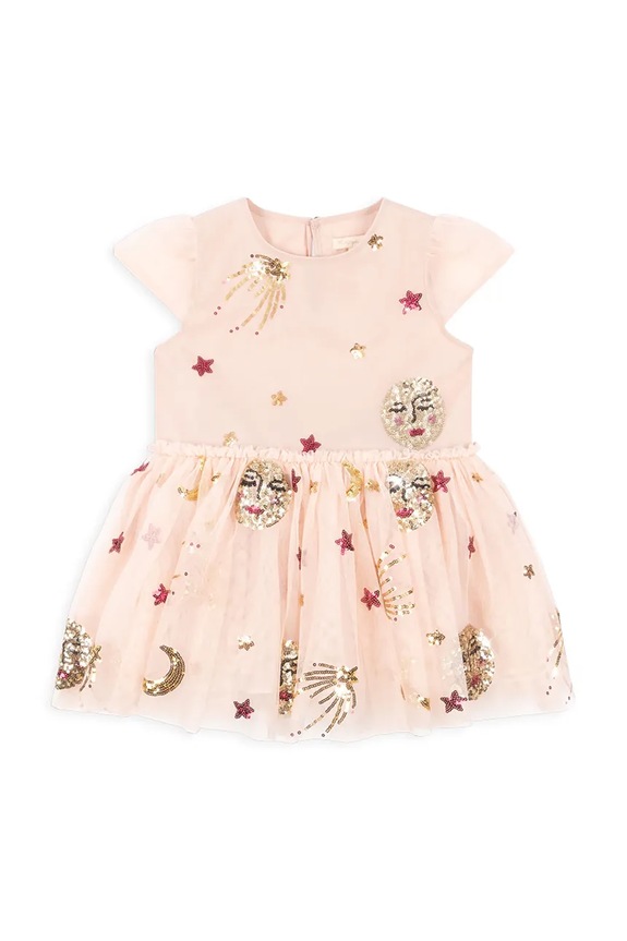 Konges Sløjd obleka ODETTE DRESS KS105509.PPY2 roza SS26