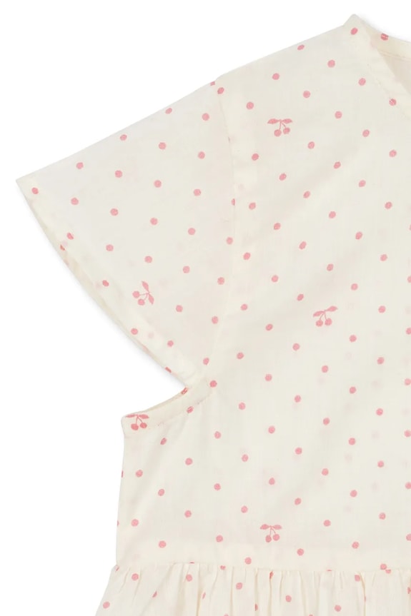 Konges Sløjd φόρεμα βαμβακερό PACEY DRESS GOTS μπεζ KS105510.PPY2