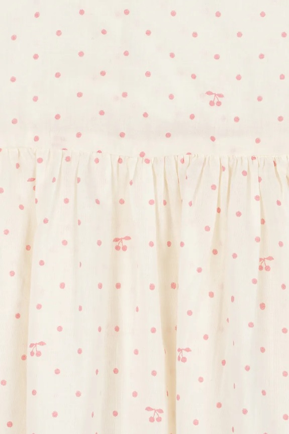 Konges Sløjd φόρεμα βαμβακερό PACEY DRESS GOTS KS105510.PPY2 μπεζ