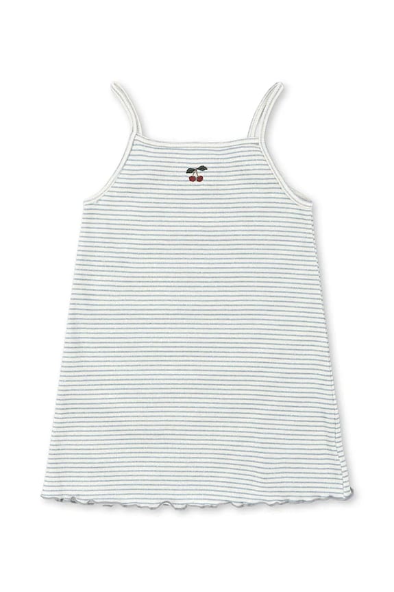Konges Sløjd платье с хлопком ROLI STRAP DRESS OCS голубой KS105532.PPY2