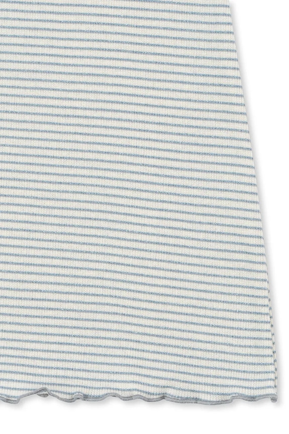 Konges Sløjd šaty s bavlnou ROLI STRAP DRESS OCS KS105532.PPY2 modrá