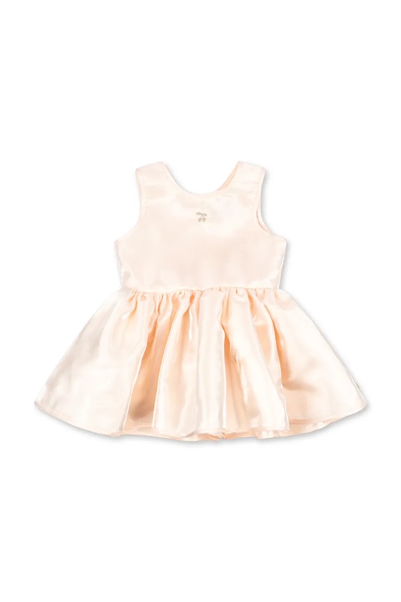 Konges Sløjd šaty s rozšíreným strihom BELLIS DRESS GRS KS105611.PPY2 béžová SS26